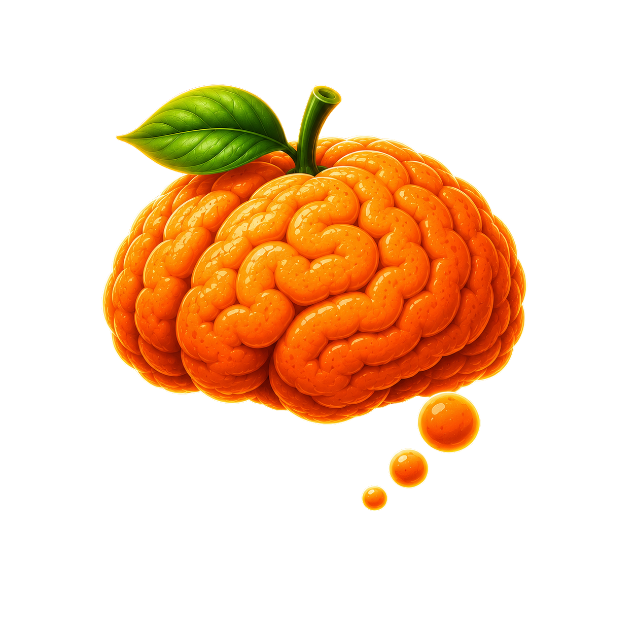 The Orange Thought orange brain logo